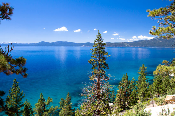 The beautiful views of Lake Tahoe
